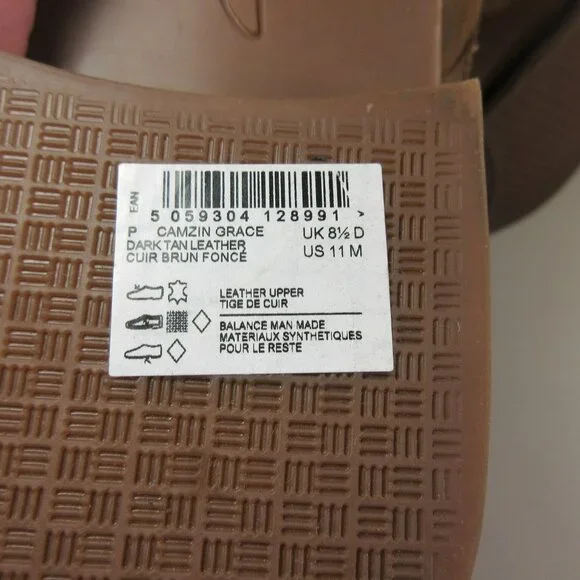 Clarks Brown Leather Ankle Boots - Picture 6 of 6